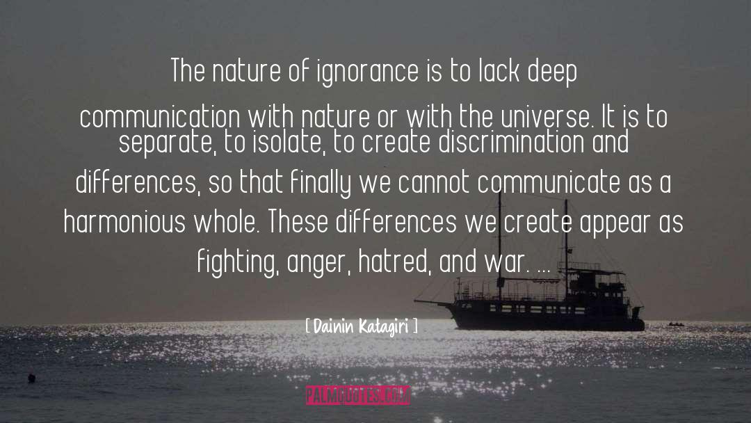 Ignorance And Fear quotes by Dainin Katagiri