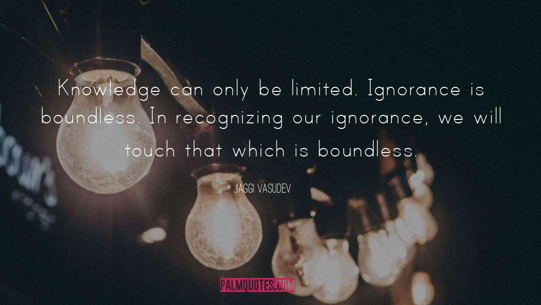 Ignorance In 1984 quotes by Jaggi Vasudev