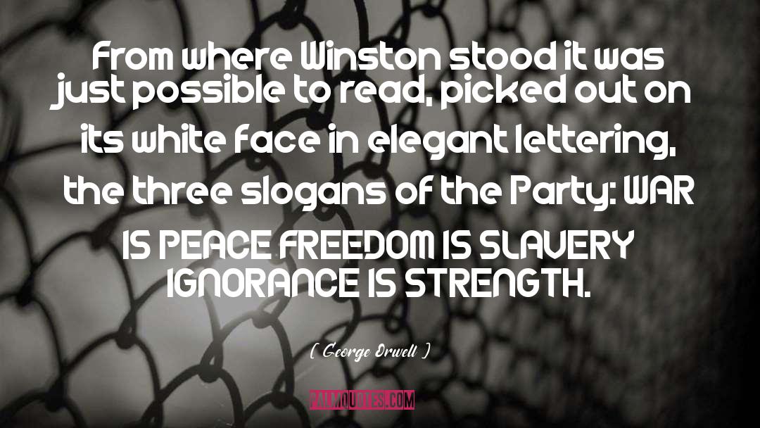 Ignorance Is Strength quotes by George Orwell
