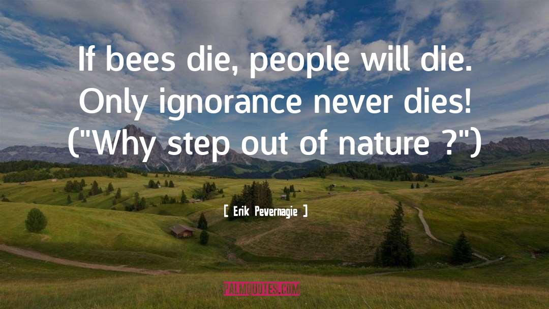 Ignorance Mlk quotes by Erik Pevernagie
