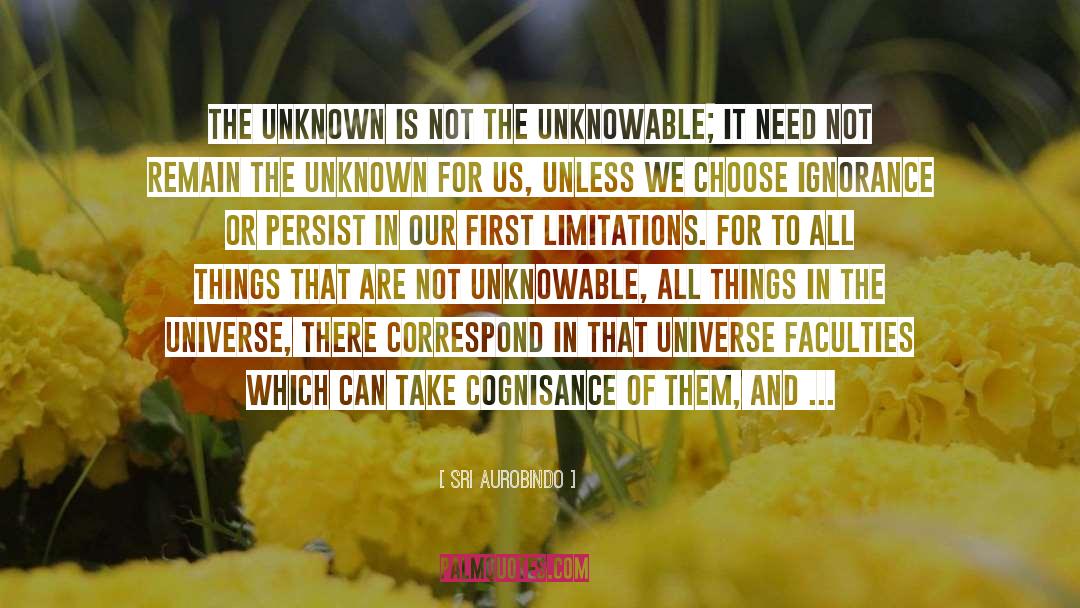 Ignorance Truth Belief quotes by Sri Aurobindo