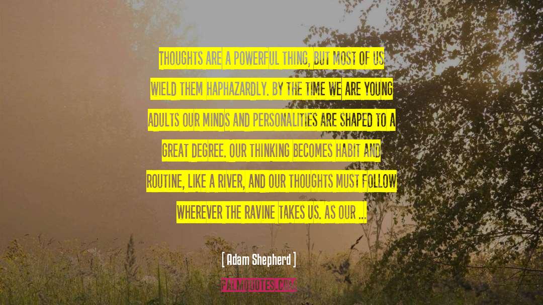 Ignore Negative Thoughts quotes by Adam Shepherd