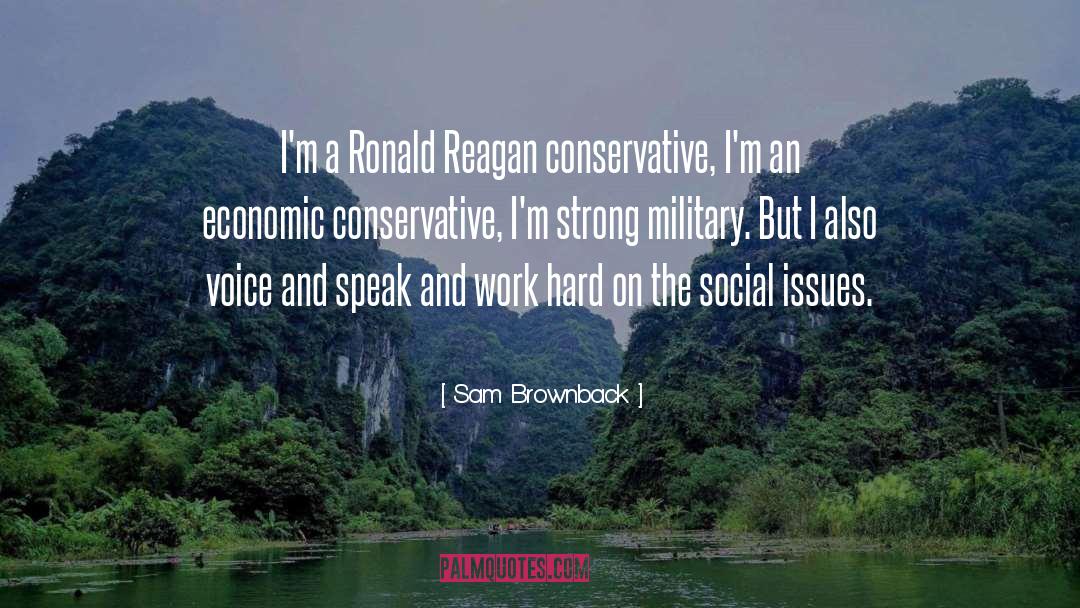 Ignoring Issues quotes by Sam Brownback