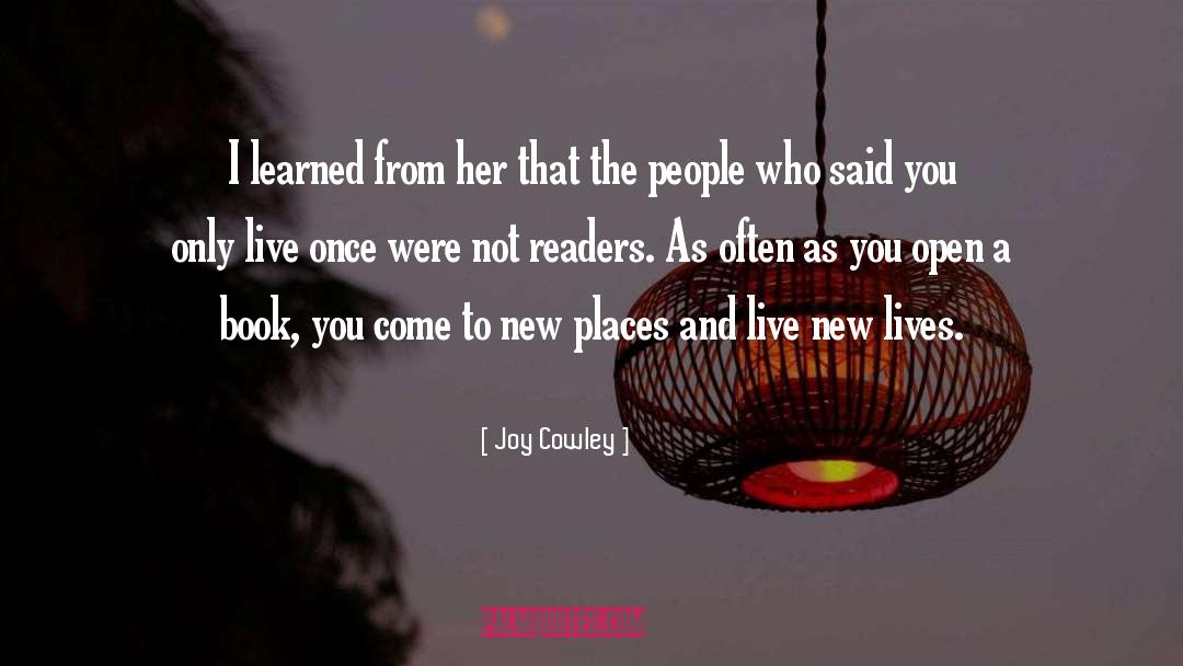 Ignoring People quotes by Joy Cowley