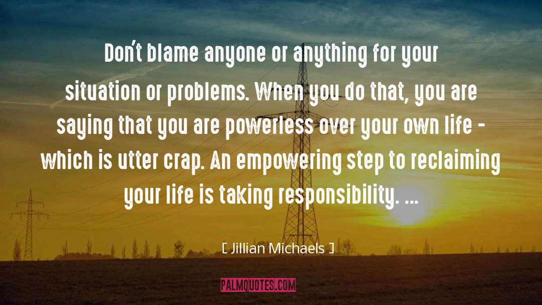 Ignoring Problems quotes by Jillian Michaels