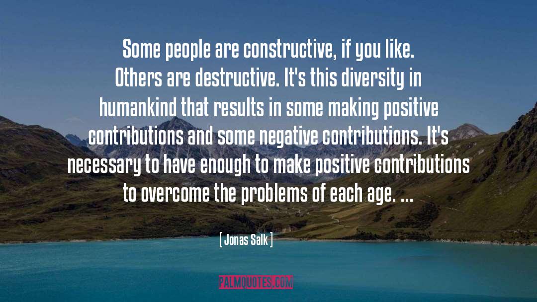 Ignoring Problems quotes by Jonas Salk