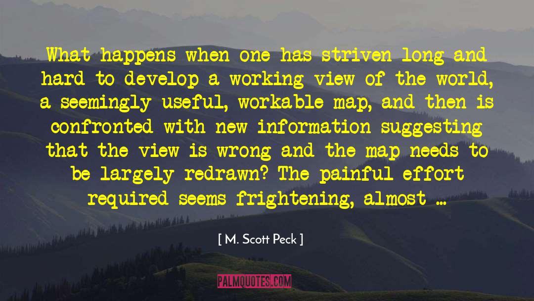 Ignoring quotes by M. Scott Peck