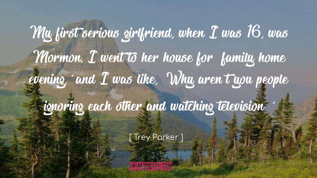Ignoring quotes by Trey Parker