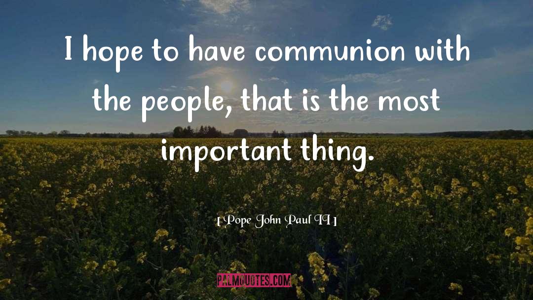 Ii 1 quotes by Pope John Paul II