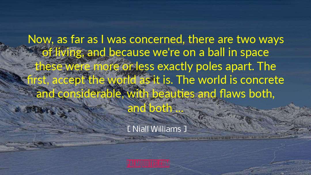 Iife And Living quotes by Niall Williams
