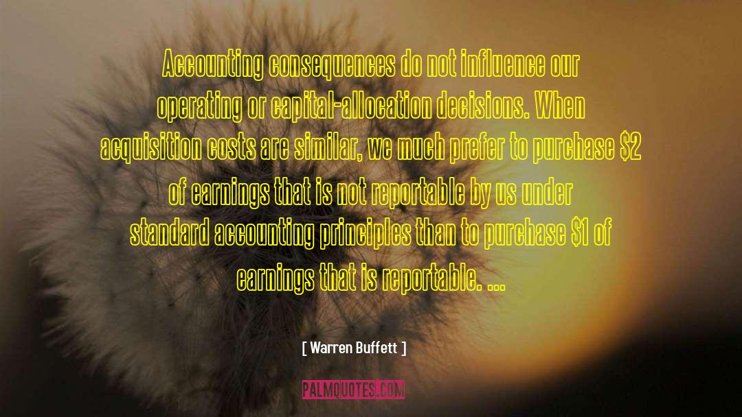 Iivi Earnings quotes by Warren Buffett