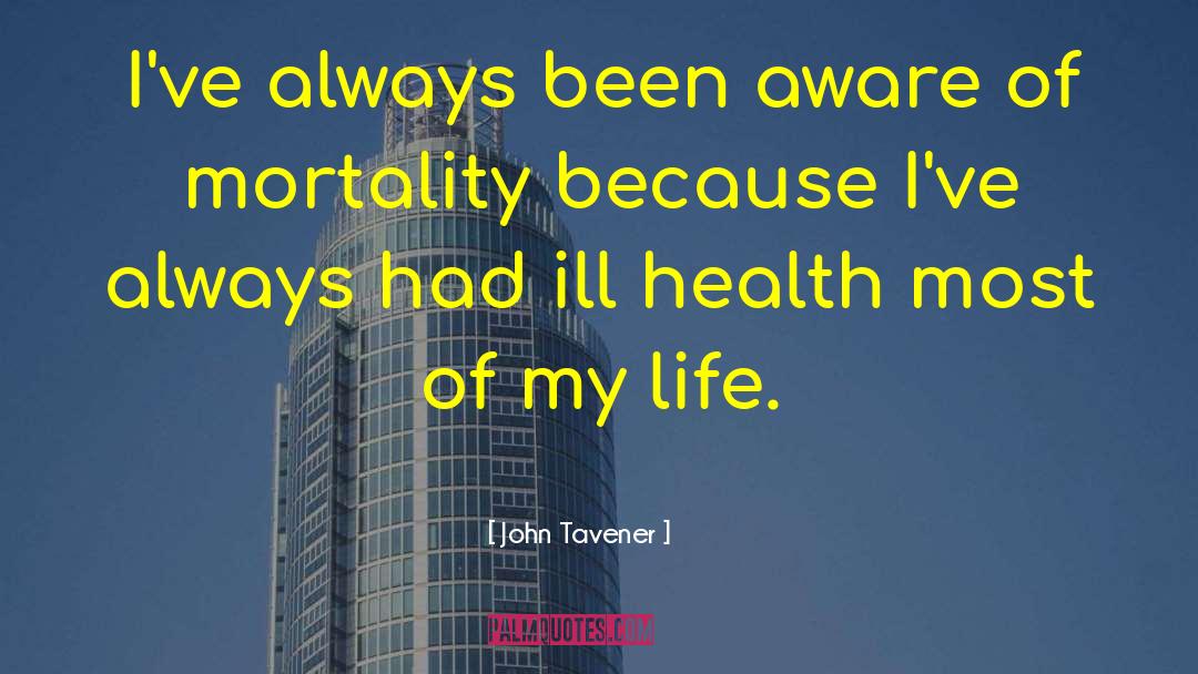 Ill Health quotes by John Tavener