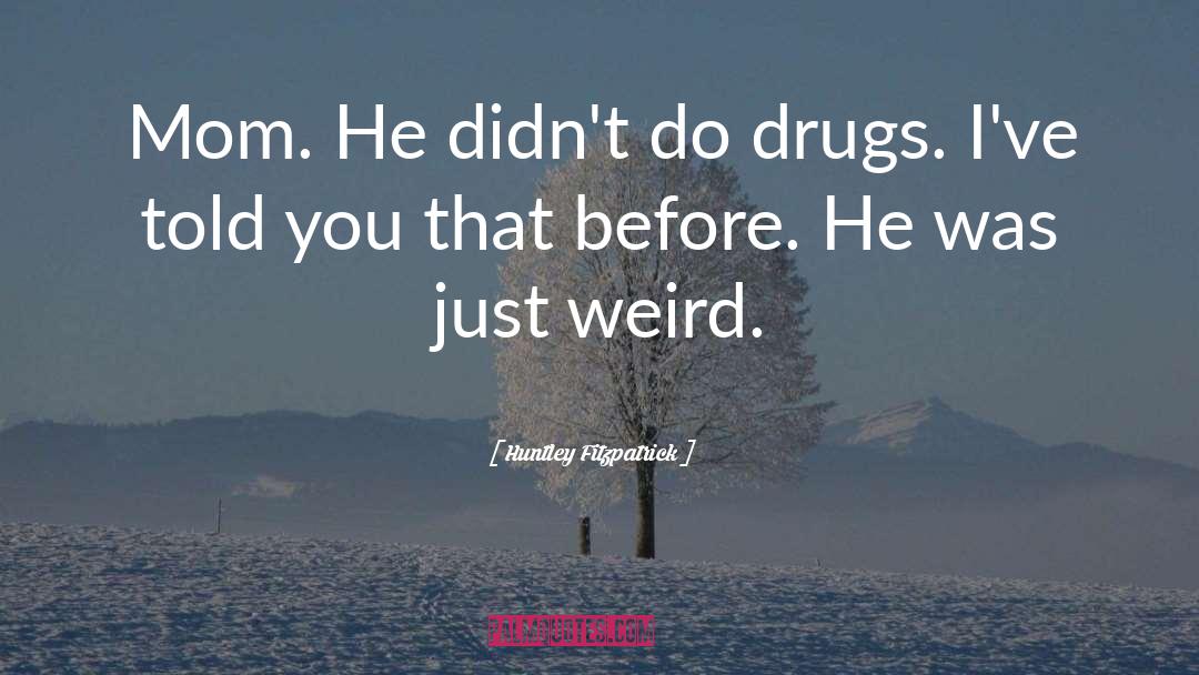 Illegal Drugs quotes by Huntley Fitzpatrick