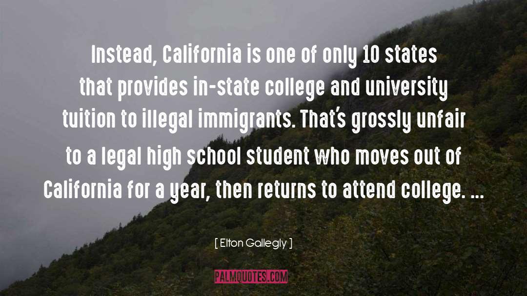 Illegal Immigrants quotes by Elton Gallegly