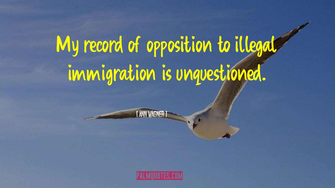 Illegal Immigration quotes by Ann Wagner