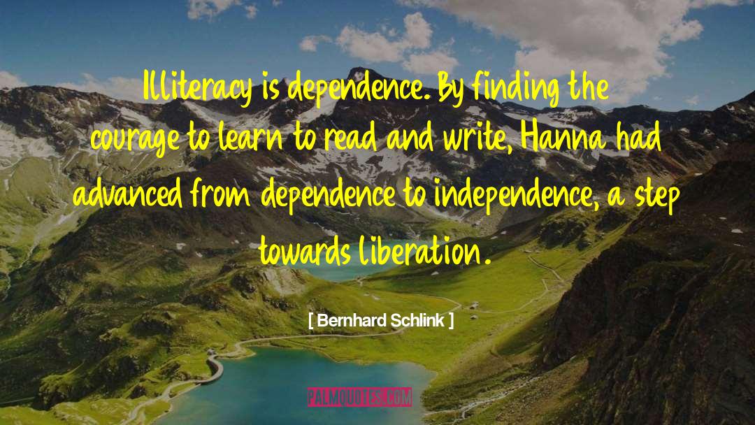 Illiteracy quotes by Bernhard Schlink