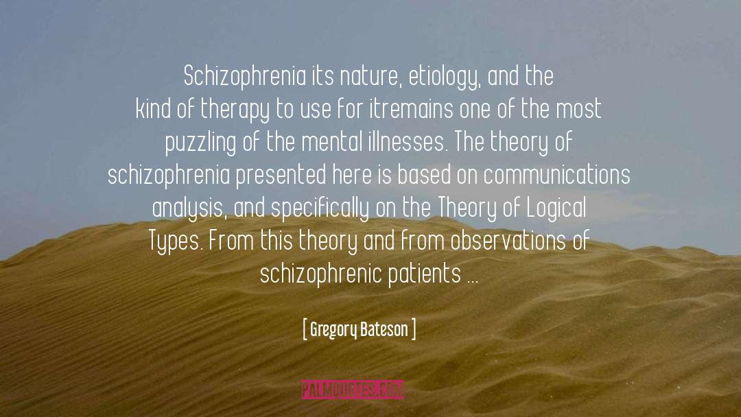 Illnesses quotes by Gregory Bateson