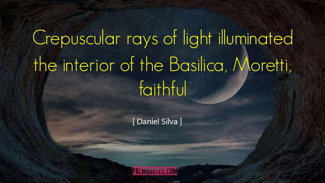 Illuminated quotes by Daniel Silva