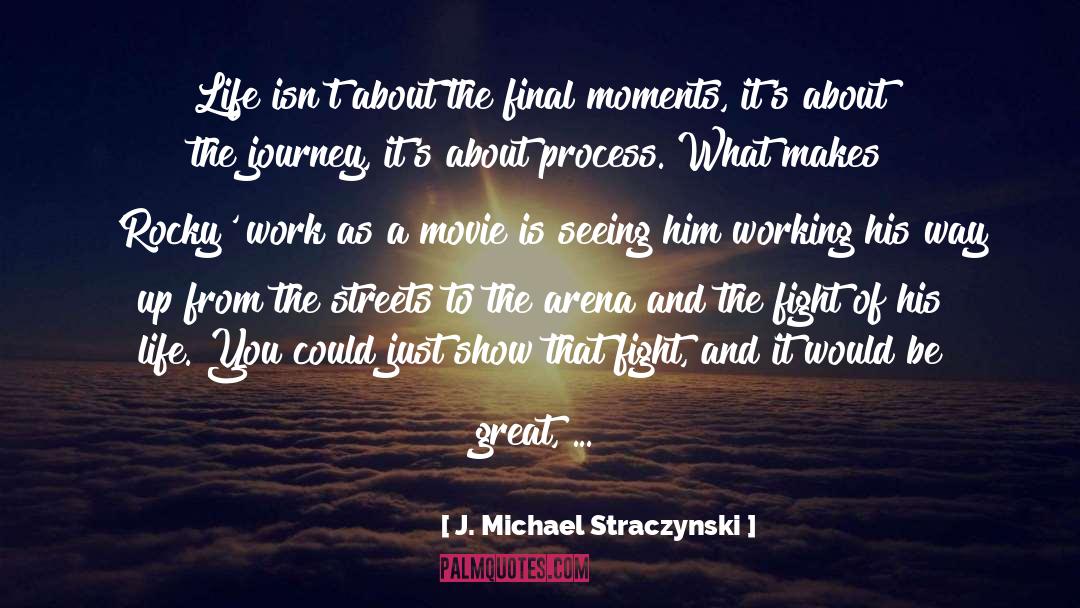 Illuminates quotes by J. Michael Straczynski