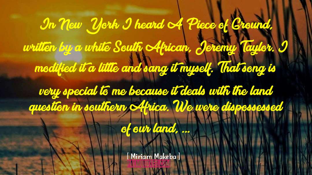 Illuminati In South Africa quotes by Miriam Makeba