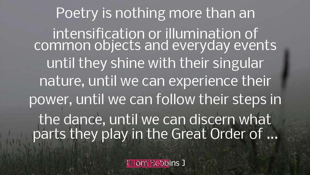 Illumination quotes by Tom Robbins