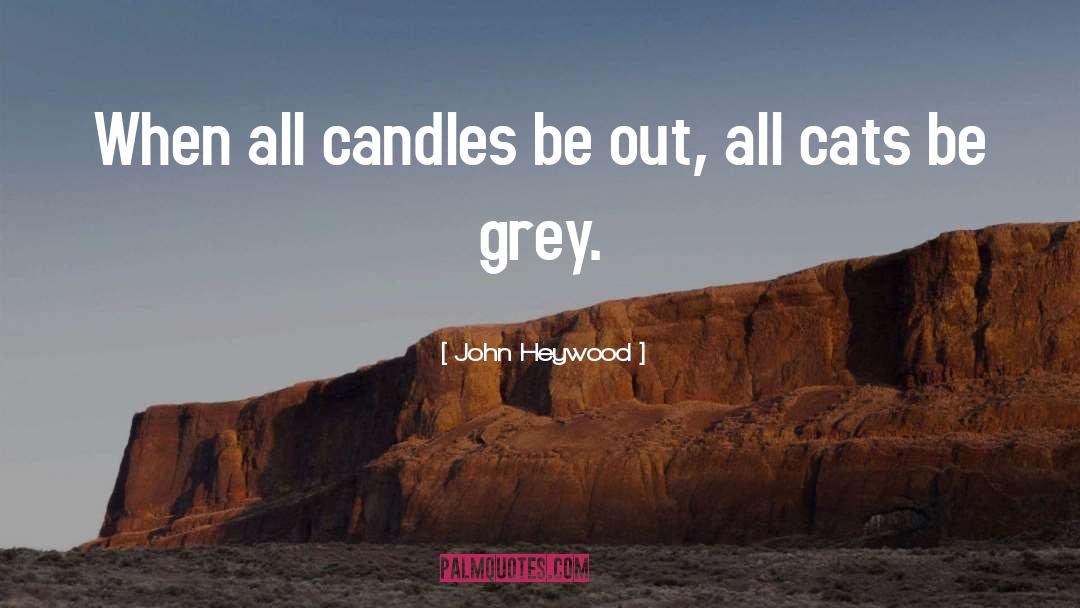 Illuminations Candles quotes by John Heywood