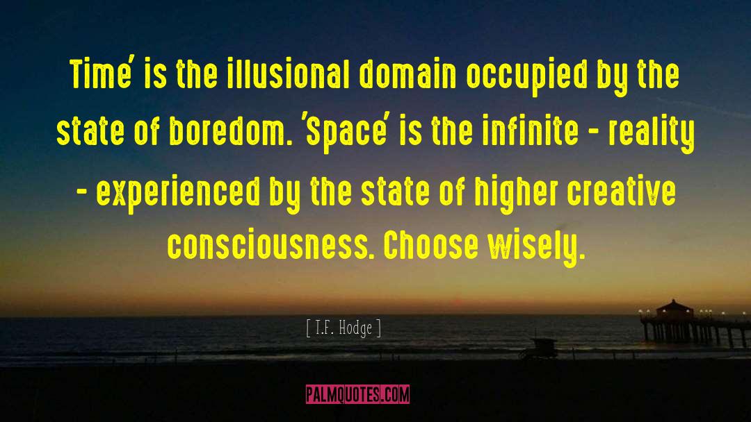 Illusion Quotes quotes by T.F. Hodge