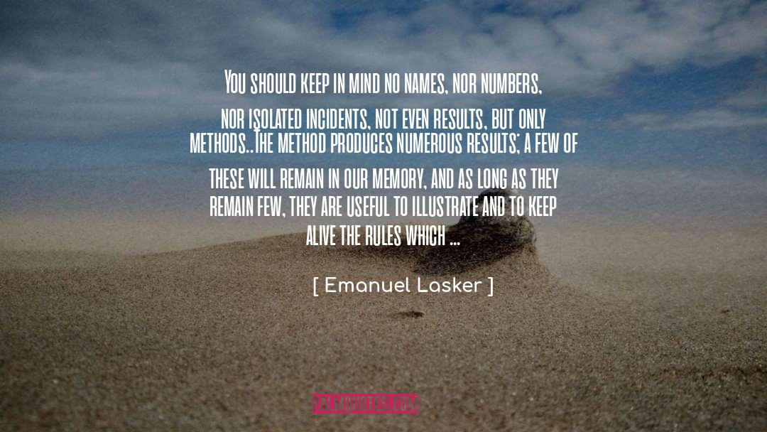 Illustrate quotes by Emanuel Lasker