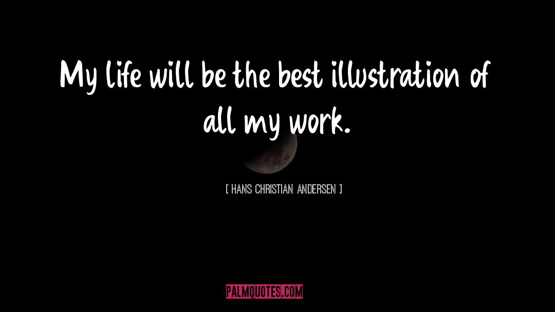 Illustration quotes by Hans Christian Andersen