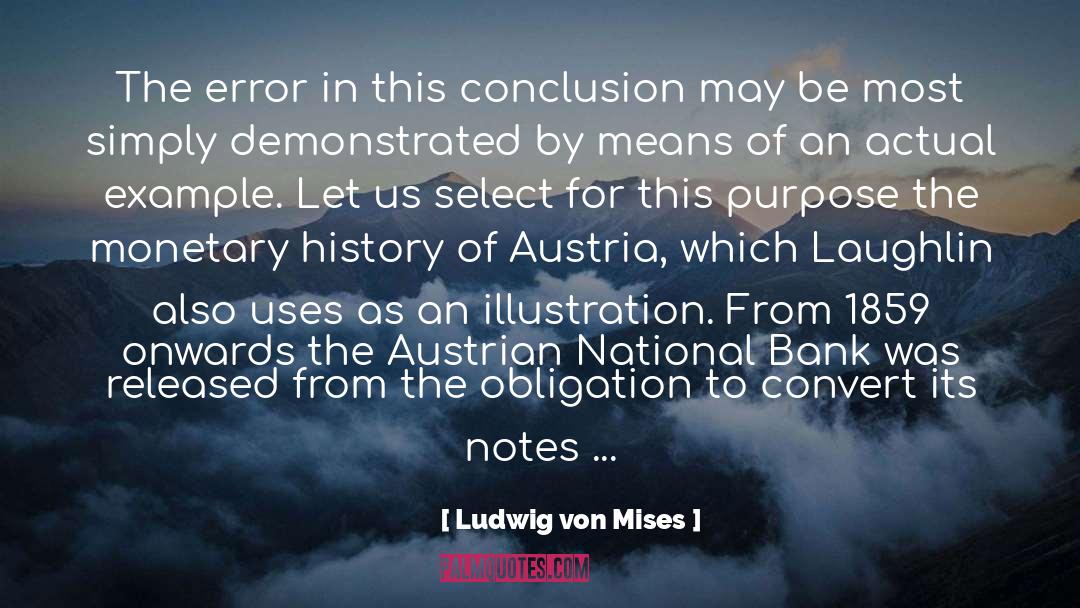 Illustration quotes by Ludwig Von Mises