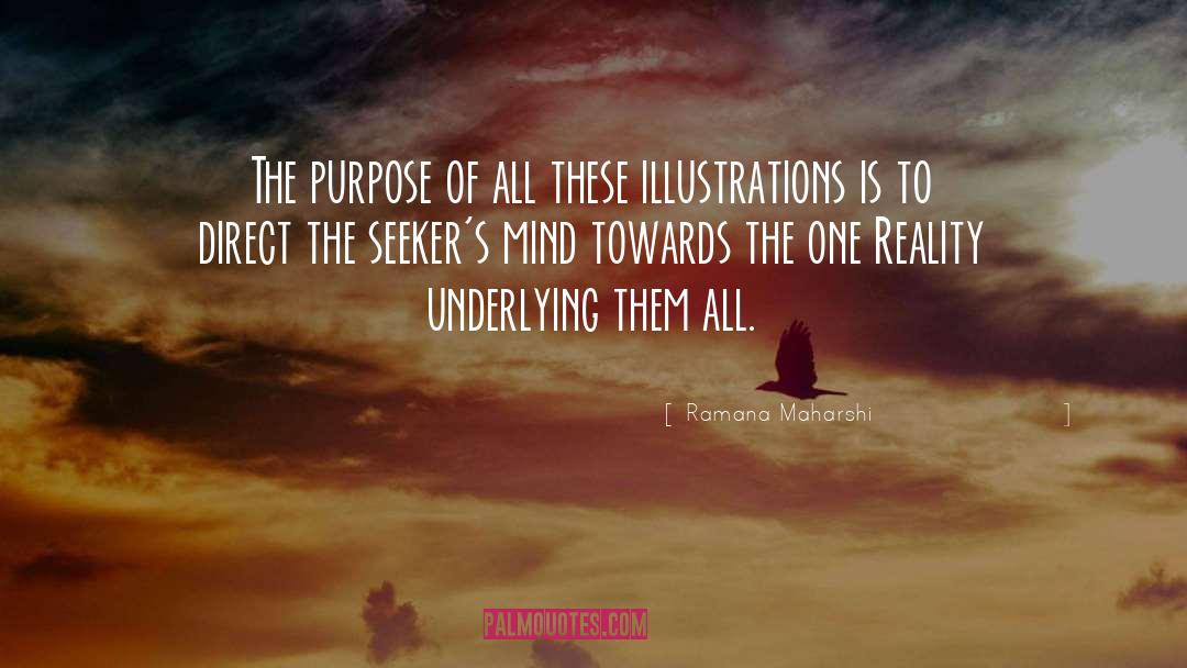 Illustrations quotes by Ramana Maharshi