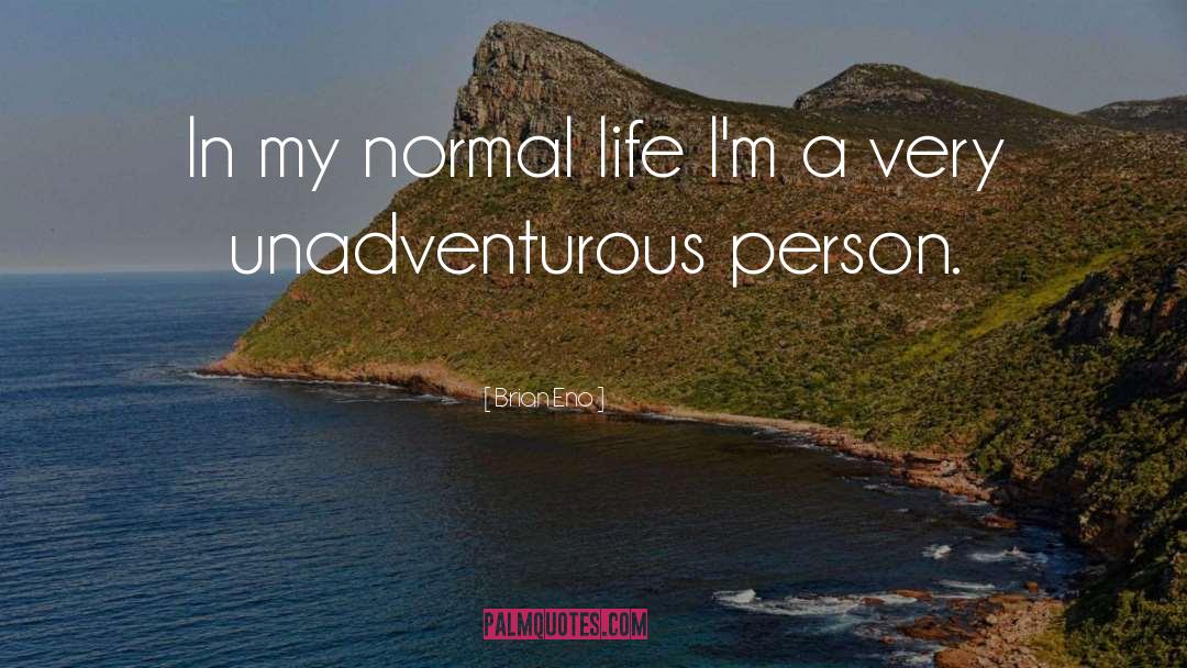Im A Normal Person quotes by Brian Eno