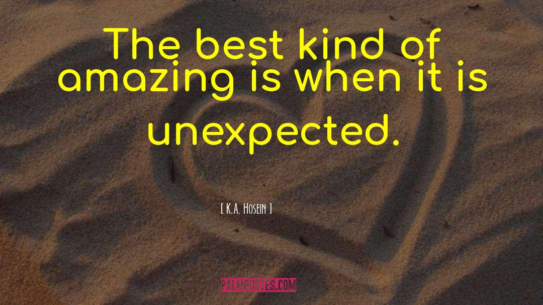 Im Amazing quotes by K.A. Hosein