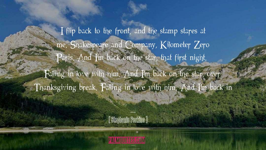 Im Back quotes by Stephanie Perkins