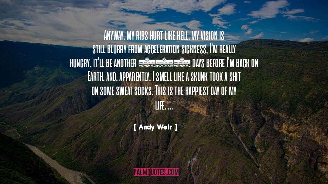 Im Back quotes by Andy Weir