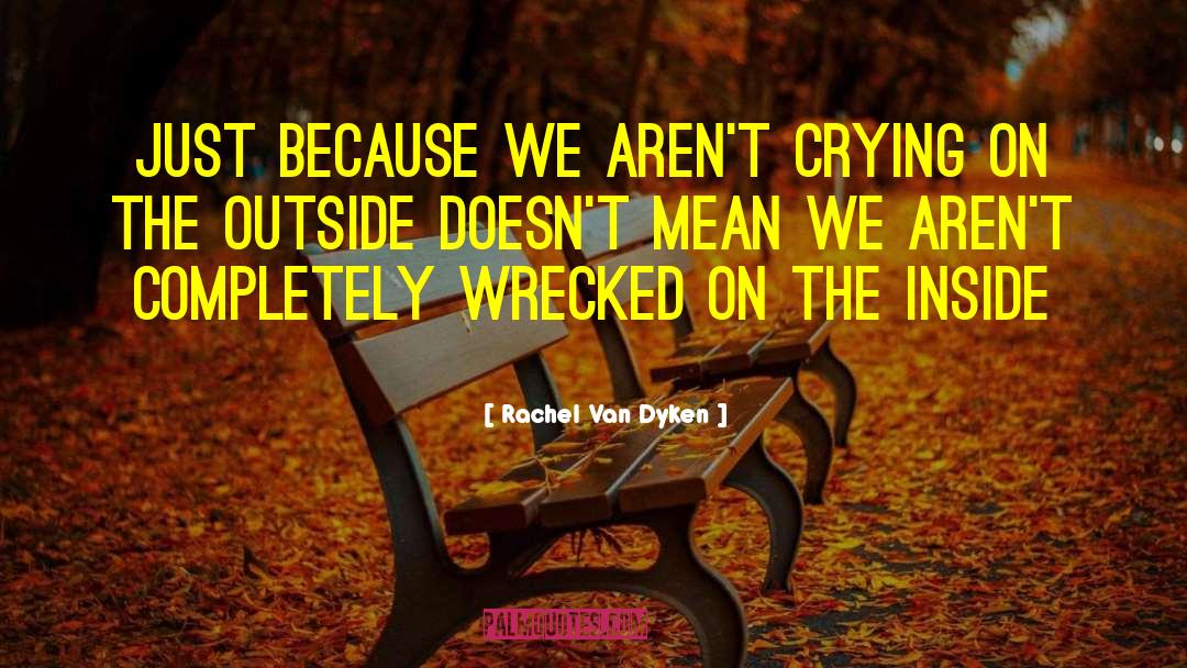 Im Crying quotes by Rachel Van Dyken