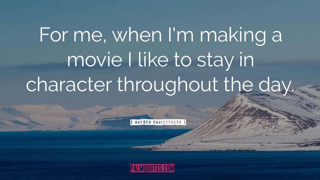 Im Like A Storm quotes by Hayden Christensen