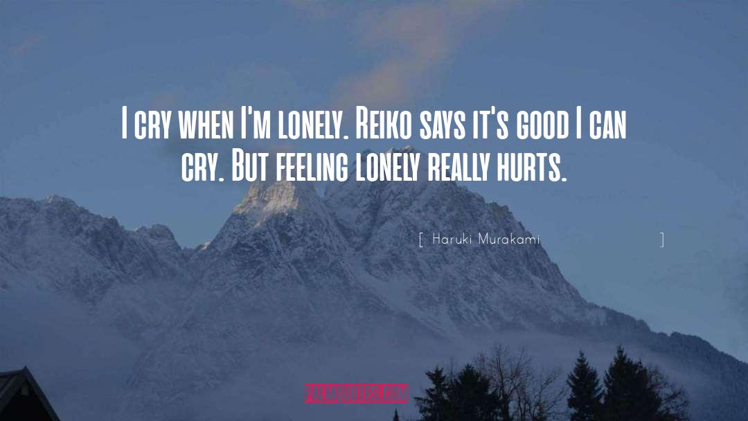 Im Lonely quotes by Haruki Murakami