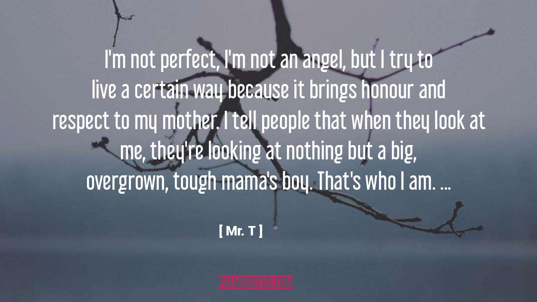 Im Not A Perfect Mom quotes by Mr. T