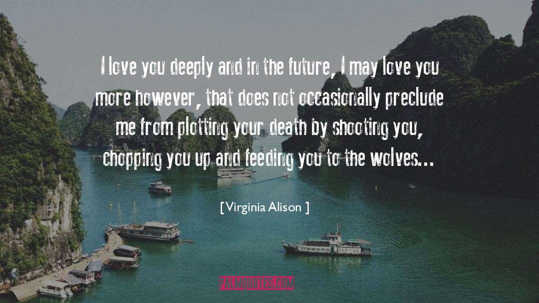 Im Plotting quotes by Virginia Alison