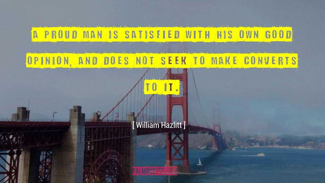 Im Proud Of My Wife quotes by William Hazlitt