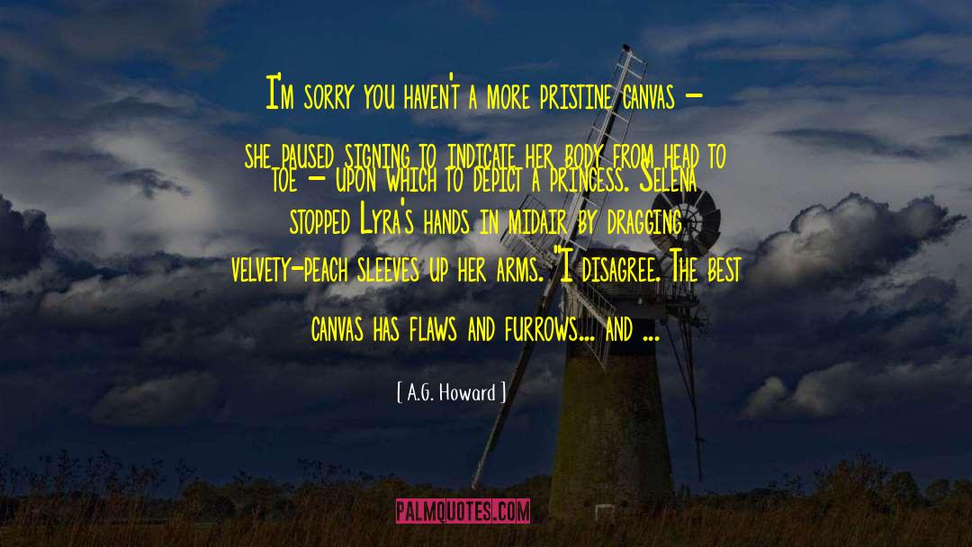 Im Sorry quotes by A.G. Howard