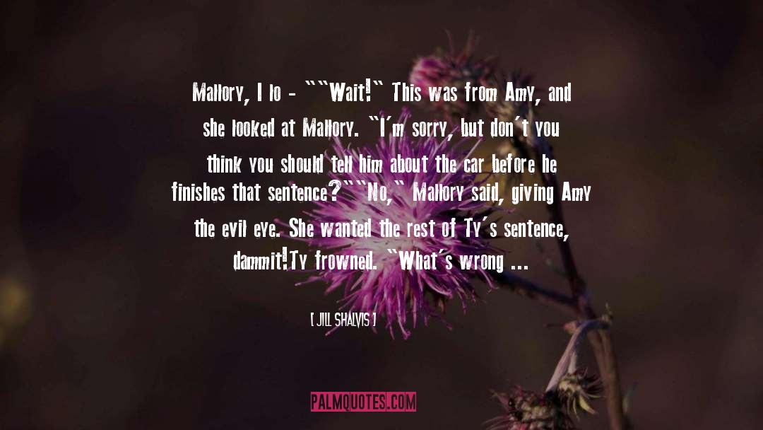 Im Sorry To My Wife quotes by Jill Shalvis