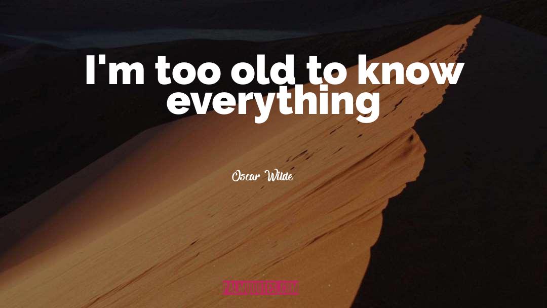 Im Too Deep quotes by Oscar Wilde