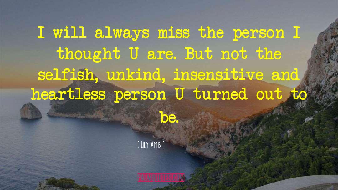 Ima Miss U quotes by Lily Amis