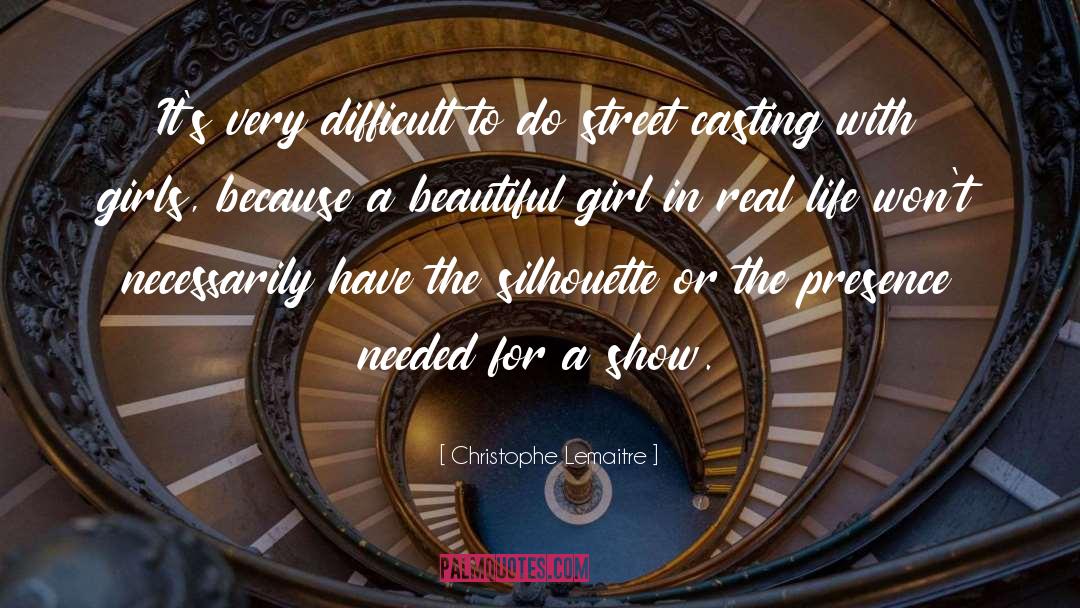 Images Of Beautiful Girl quotes by Christophe Lemaitre