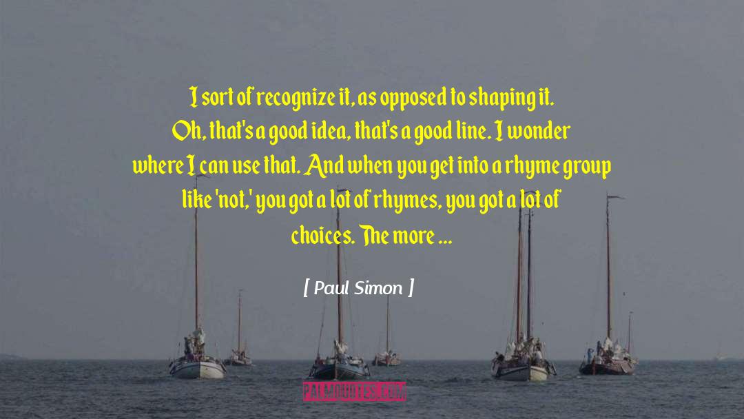 Imaginary Lines quotes by Paul Simon