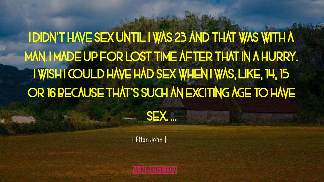 Imaginary Sex quotes by Elton John