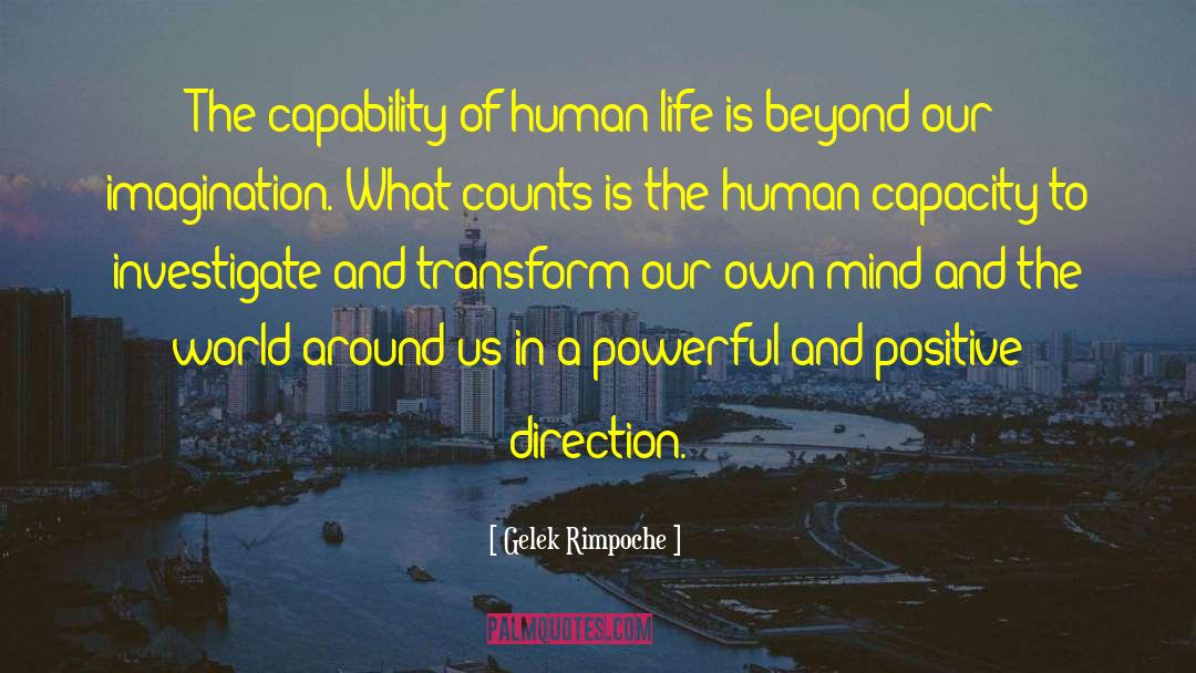 Imagination And Reality quotes by Gelek Rimpoche