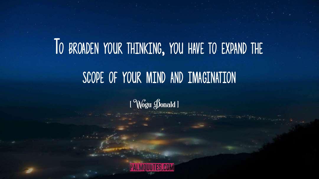 Imagination quotes by Wogu Donald